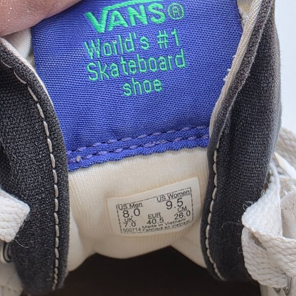 Vans Mother Earth Elements Style 238 Womens Size 9.5 Hi Top Sneaker Shoes Casual - Picture 7 of 13